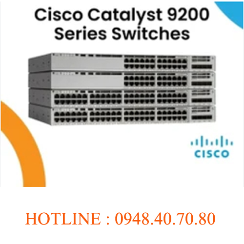 Switch Cisco C9200-24P-A - Ảnh 2