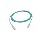 2105019-2 LC-LC 900 µm MM OM3 50/125µm patch cord, PVC, 2m (cut it into two pieces for pigtails)
