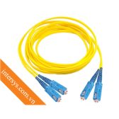 2105028-3 Fiber Optic Patch Cord, OS2, LC to LC duplex, 1.8 mm LSZH & OFNR, 3 m